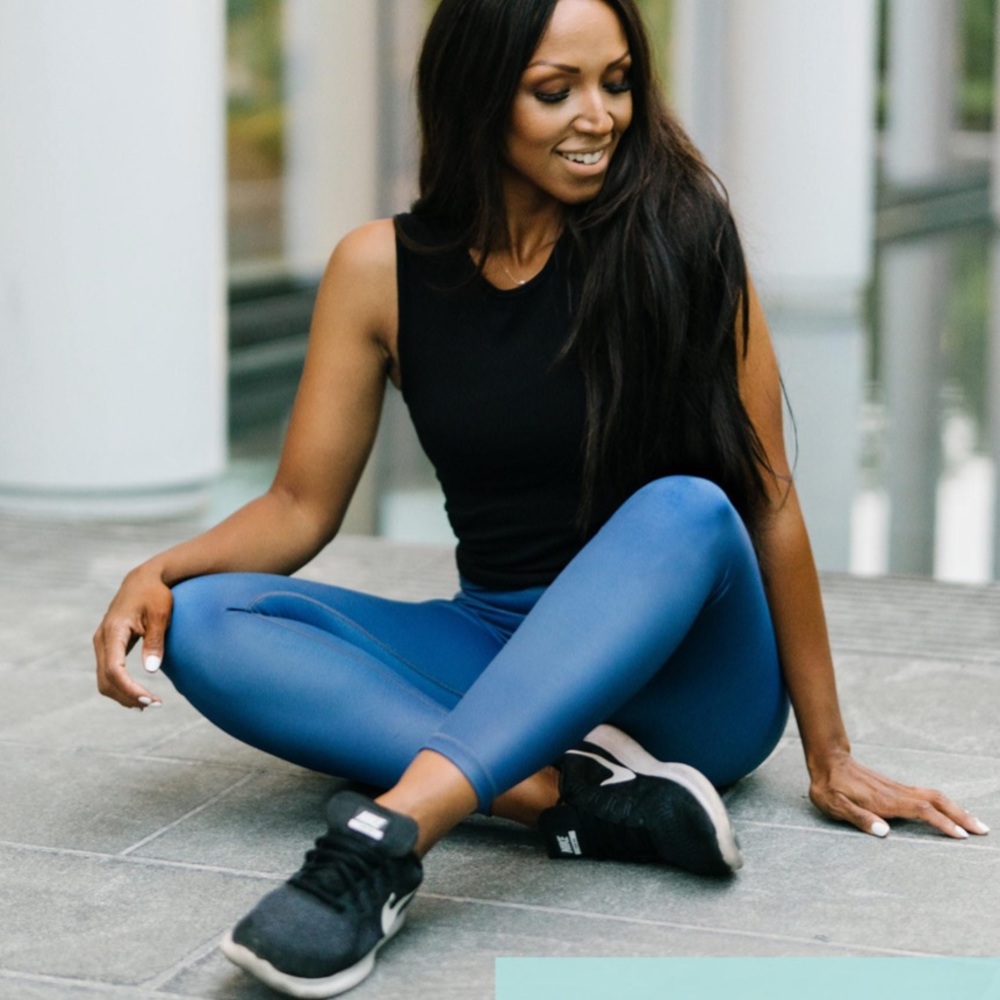 Zyia metallic light N tight leggings